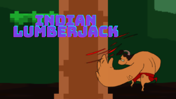 Indian Lumberjack — rozgrywka, wariant leśny